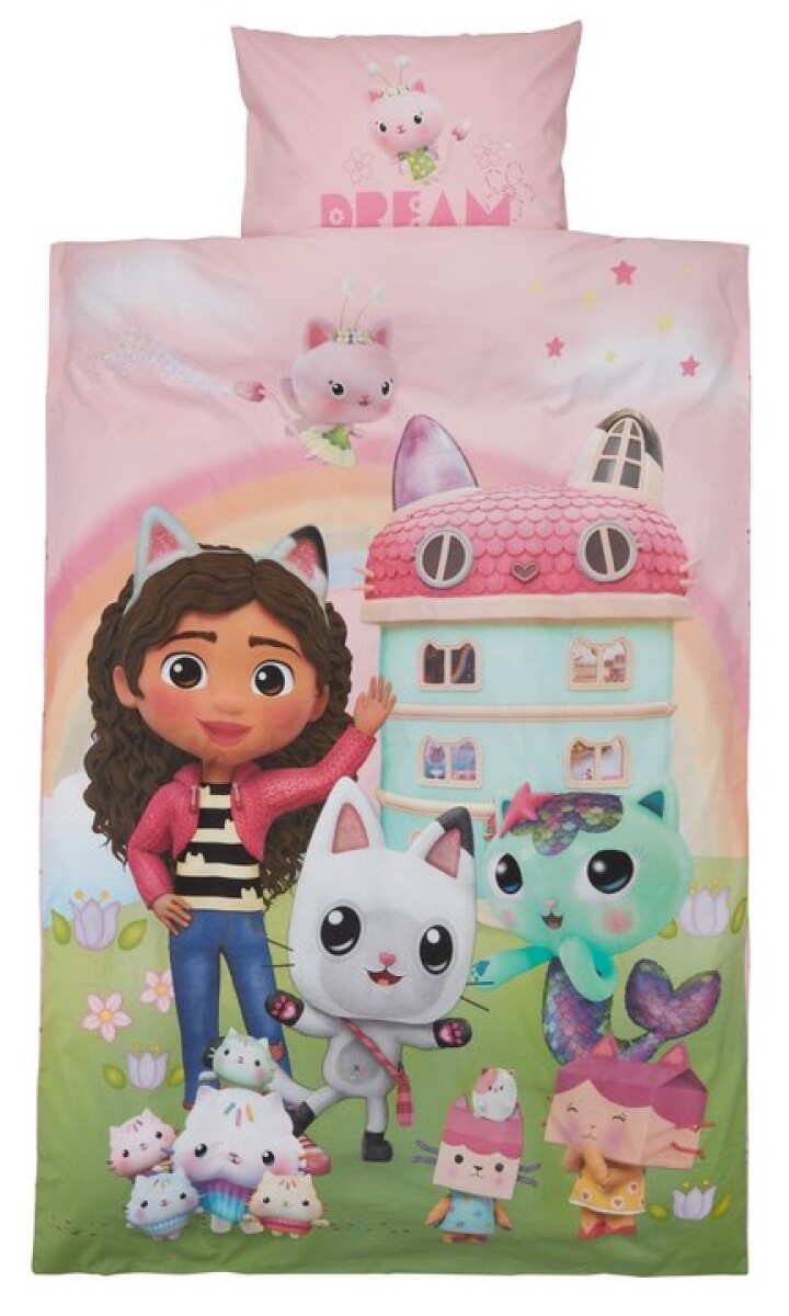 Juego funda nórdica GABBY 155x220 rosa - Rosa 