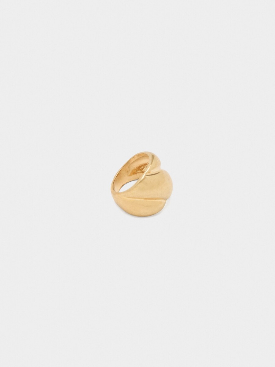 Anillo Maxi Voluminoso dorado
