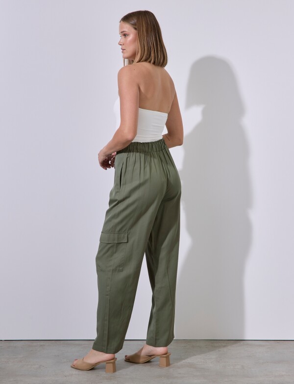 Pantalon Cargo OLIVA