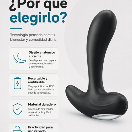 Vibrador Prostático Usb Pretty Love Backie Vibrador Prostático Usb Pretty Love Backie