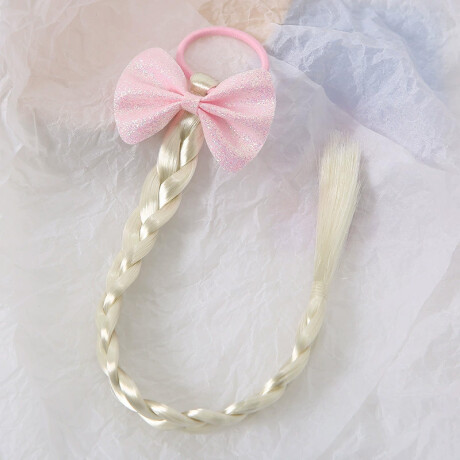 Trenza De Cabello Rubia Rosa