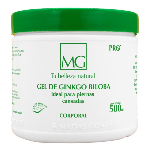 Gel de Ginkgo Biloba (500cc) Gel de Ginkgo Biloba (500cc)