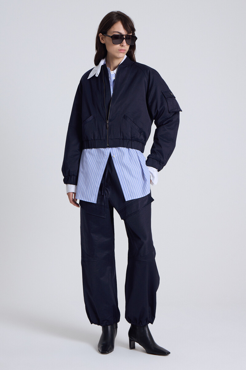 BOMBER CORTA MENSA Azul Marino