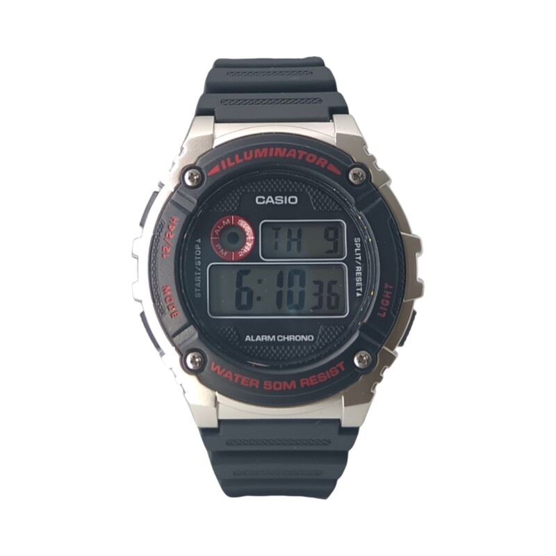 CASIO W-216H-1CVDF plateadocombinado