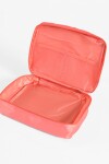 Organizador de viaje rectangular rojo