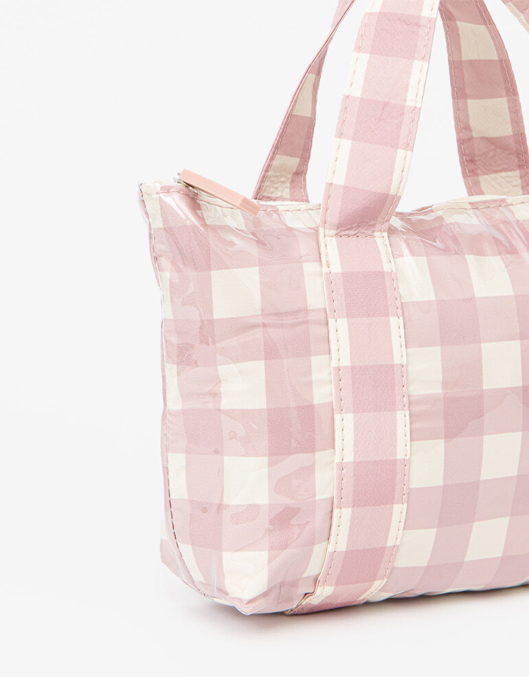 Porta Cosméticos Portacosméticos Cuadrillé - Estampado Geometrico