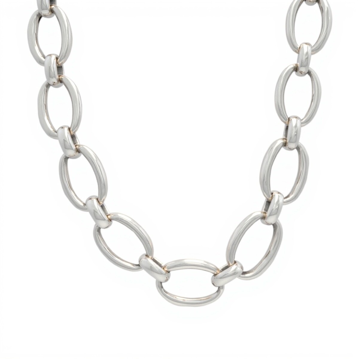 Cadena Rolo Oval-Plata 925 Inflada-Sin Piedra-CD3226 - sinpiedra 