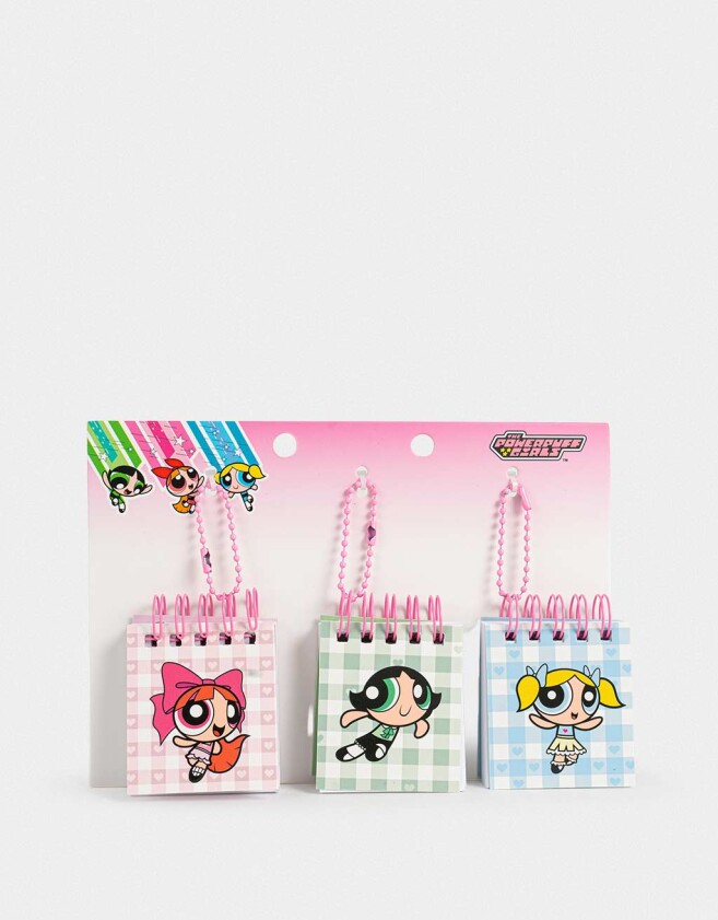 Anotadores Cuadernos y Memos Para Compartir Set De Mini Memos Chicas Superpoderosas - Combinacion Multicolor