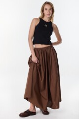 Pantalon Chia Marron