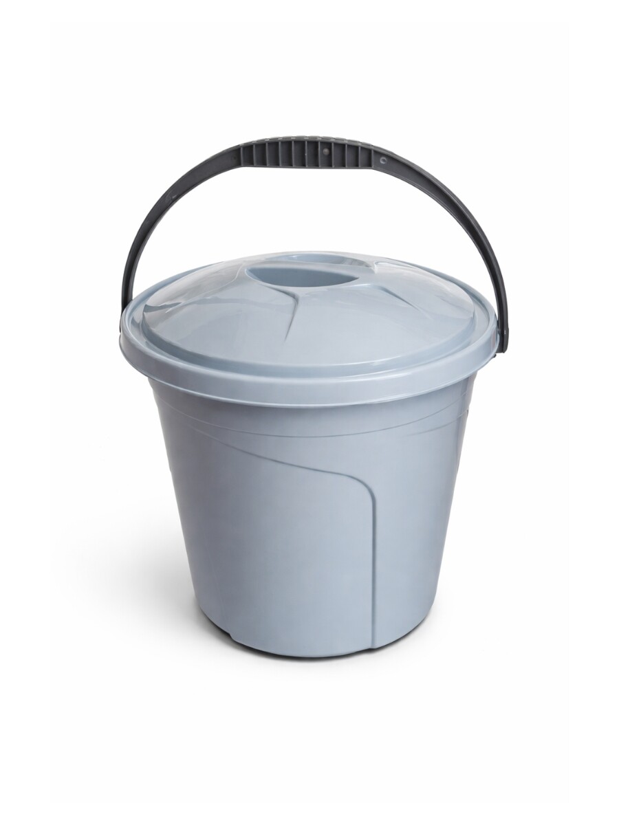 BALDES CON TAPA gris claro