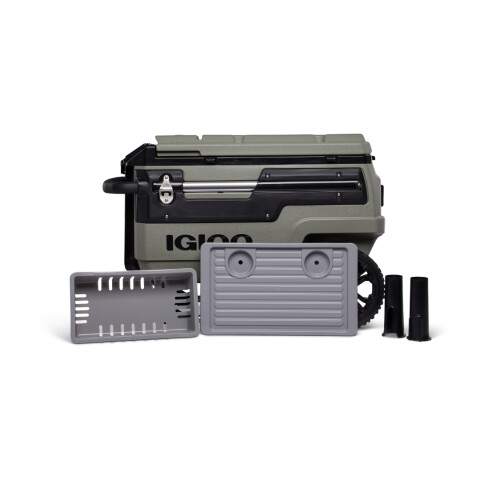 Conservadora Igloo 66 litros Trailmate Journey c/ ruedas Verde