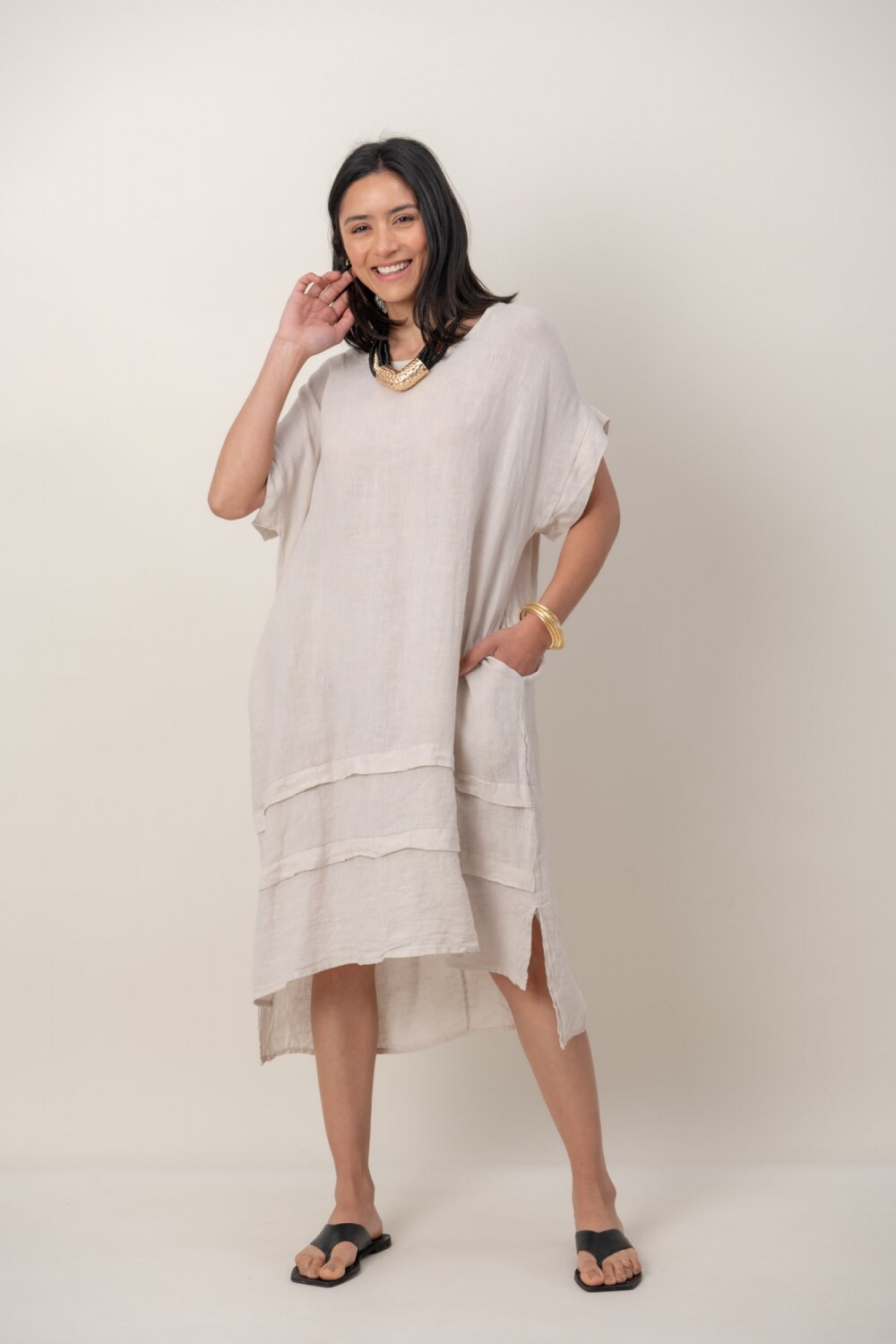 VESTIDO ENKI Beige