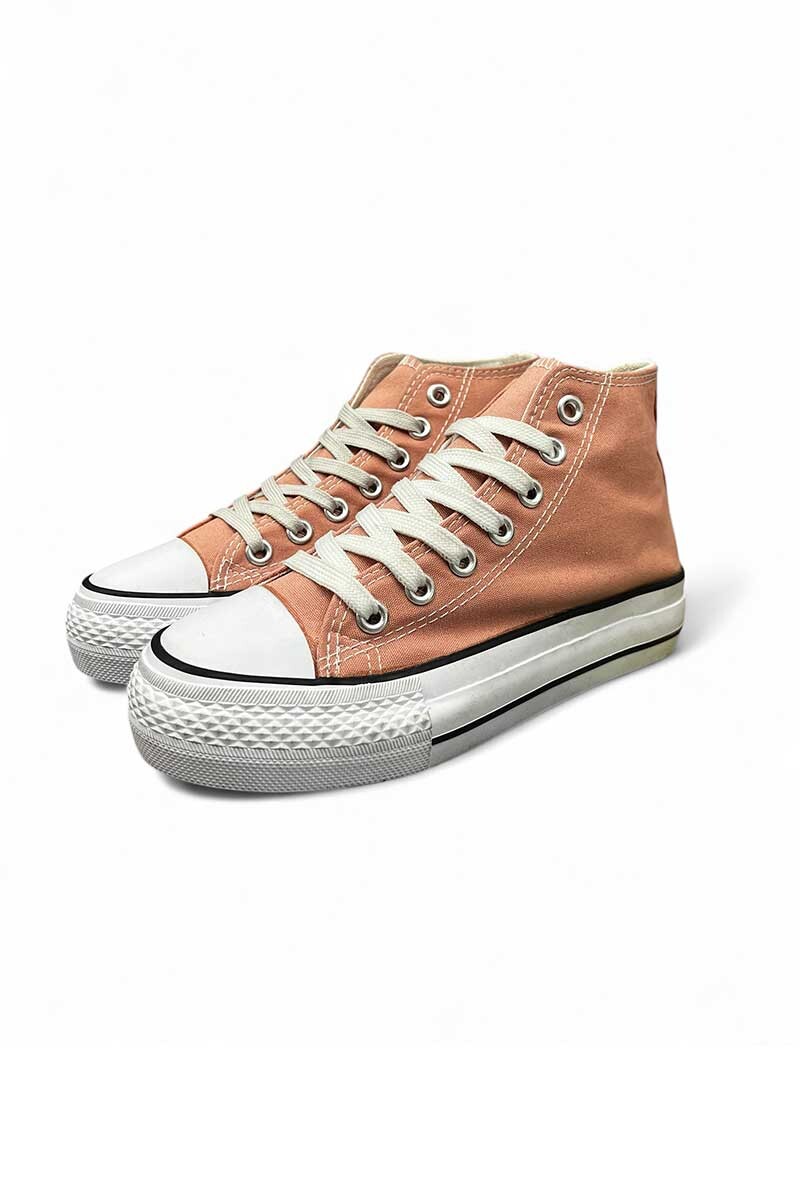 BOTA DEPORTIVA MEDIO BASKET LONA CON PLATAFORMA 