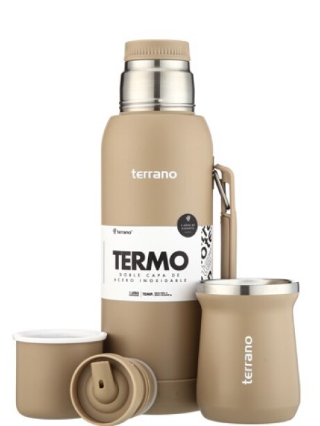 Termo Premium 1lt. Con base de Silicona Arena