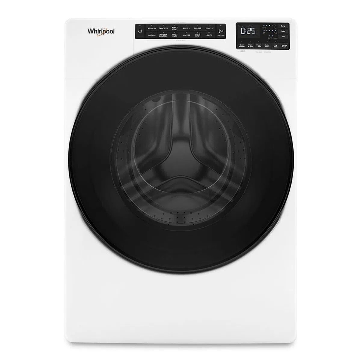 LAVADORA CARGA FRONTAL WHIRLPOOL,21KG-46LBS, 37 CICLOS LAVADO - —