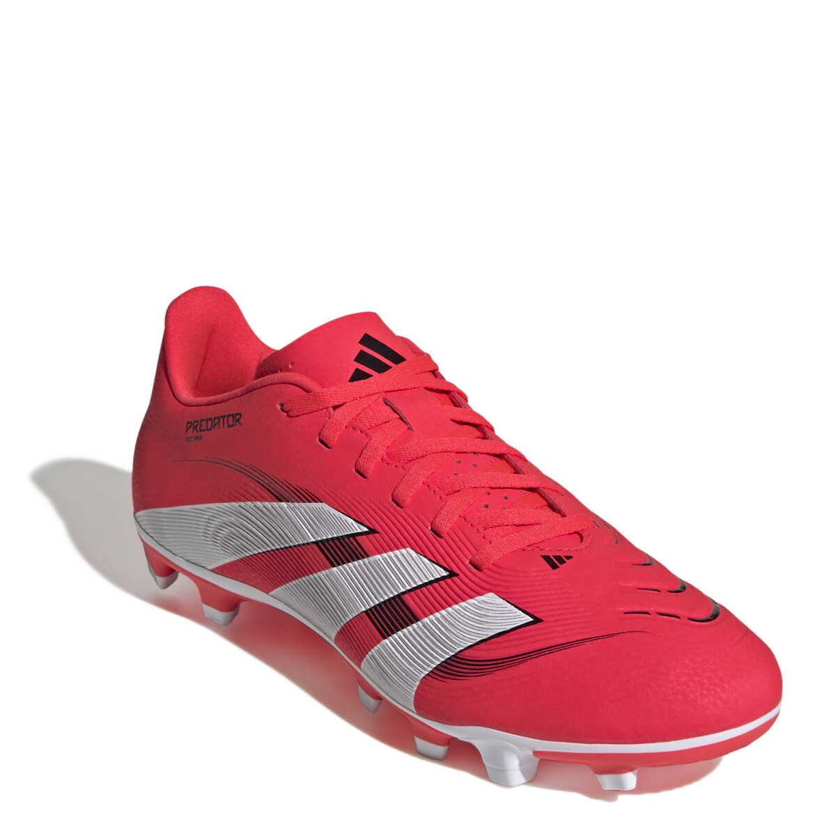 Championes de Hombre Adidas Fútbol 11 Predator FG - Rojo - Blanco - Negro 