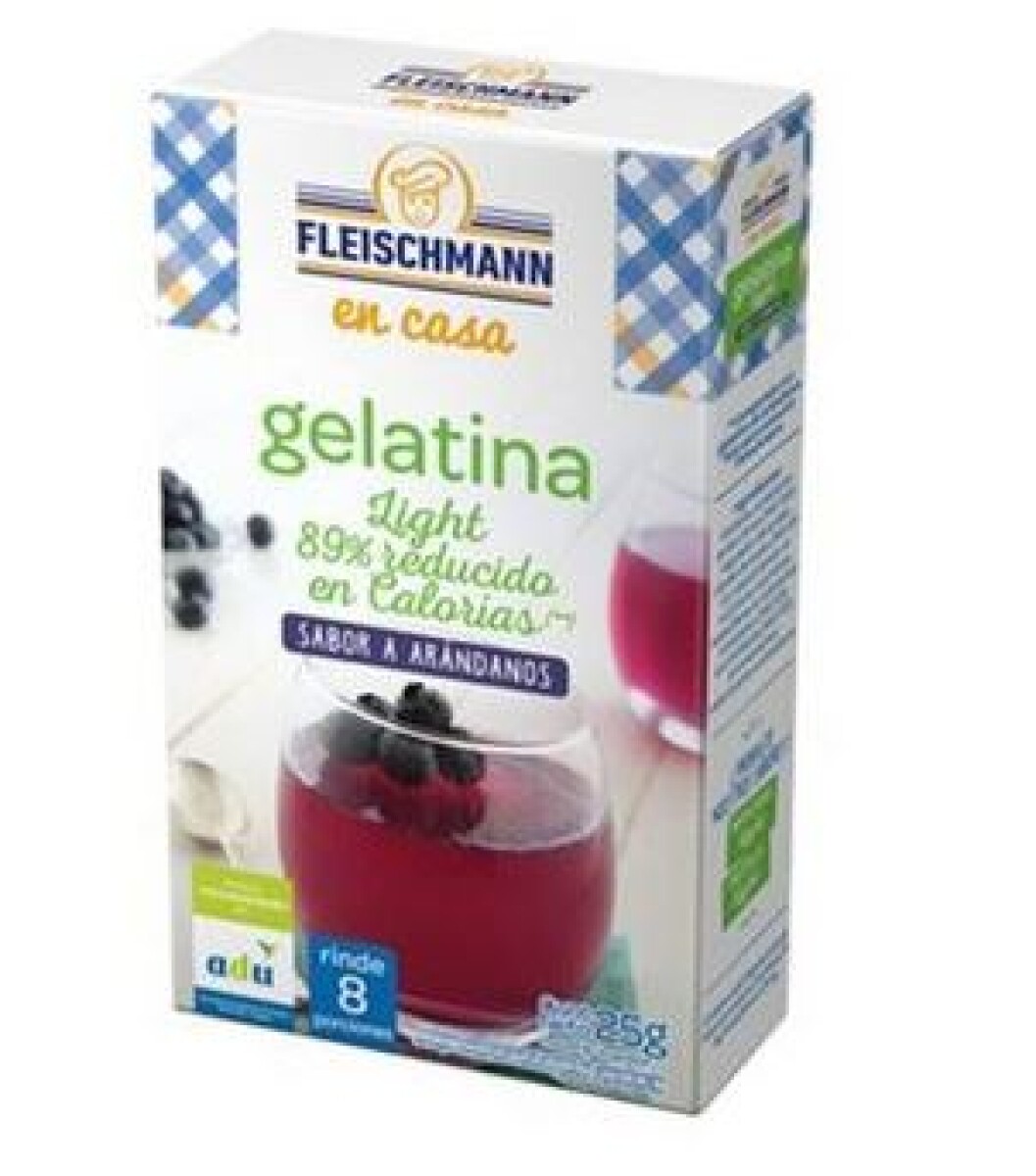 GELATINA FLEISCHMAN ARANDANOS LIGHT.8P 