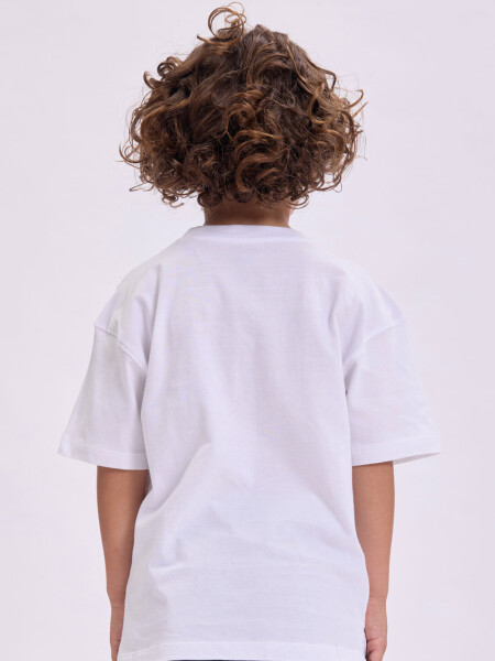 Remera estampa Grow With De Flow Blanco