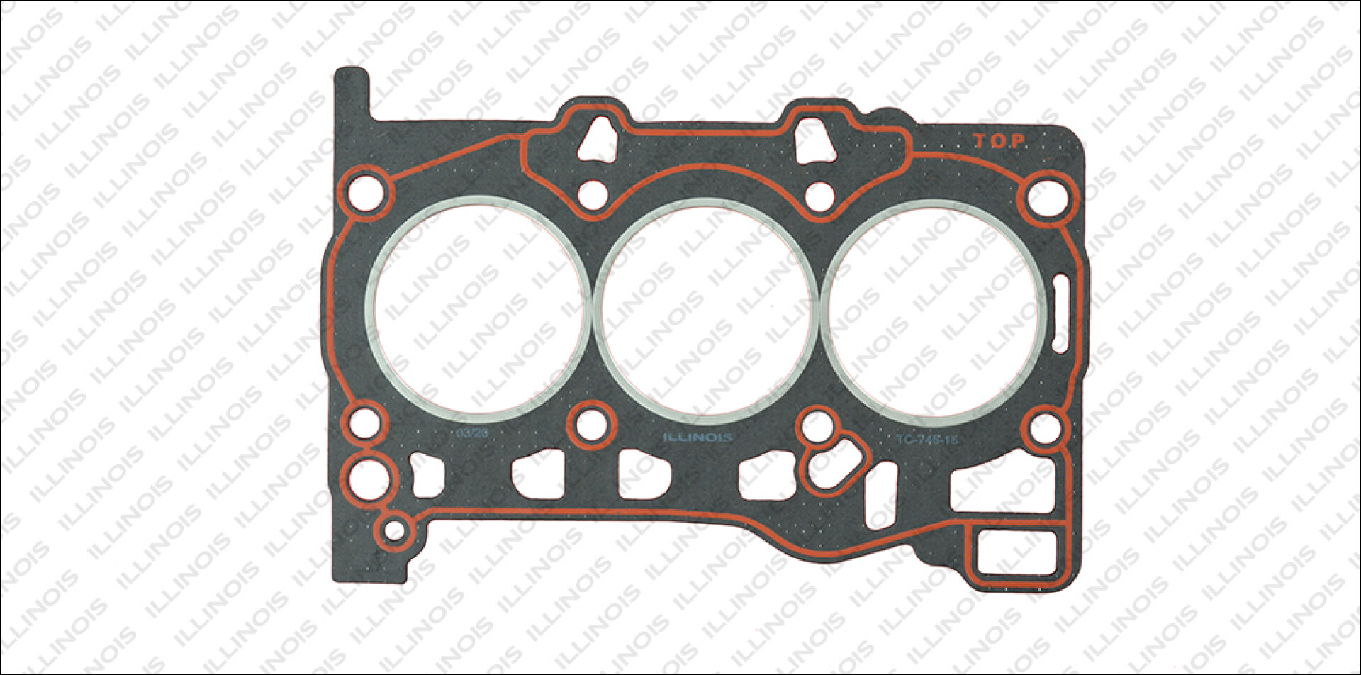 JUNTA VOLKSWAGEN TAPA CILINDROS VW UP! (FIBRA) ILLINOIS 