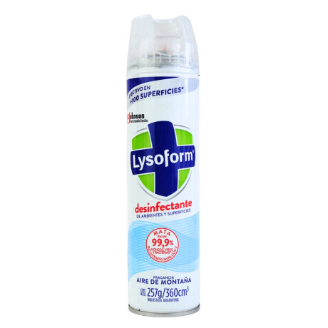 Desinfectante Lysoform aerosol 360cc Aire de Montaña Desinfectante Lysoform aerosol 360cc Aire de Montaña