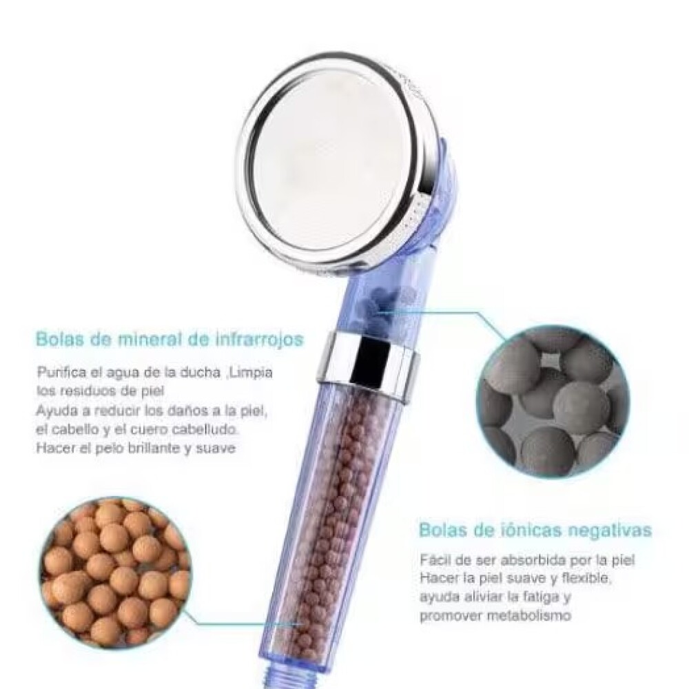 Teléfono de ducha filtro de piedras 3 posiciones Teléfono De Ducha Filtro De Piedras 3 Posiciones