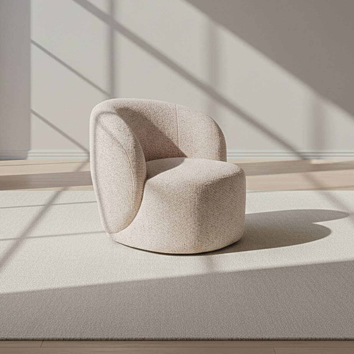 BUTACA GIRATORIA - TELA MULTICOLOR HARP MULTICOL 