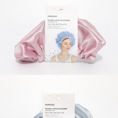 GORRO PARA DORMIR AJUSTABLE DE DOBLE CAPA GORRO PARA DORMIR AJUSTABLE DE DOBLE CAPA