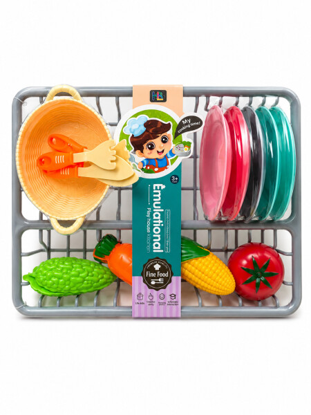 VALIJA SET CON ALIMENTOS MULTICOLOR