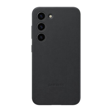 Funda Samsung Leather Case de Cuero para Galaxy S23+ Black