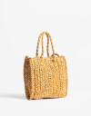 Complemento Marroquinería Basicos Cartera Efecto Rafia - Marron Beige