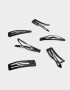 Hebillas Tic Tac Set por 6 Set De Hebillas Tic Tac - Negro