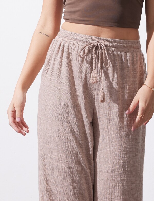 Pantalon Pull On TOSTADO