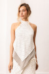 Blusa Cleo Lunares con verde