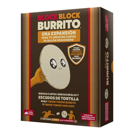 Expansión Juego De Mesa Exploding Kittens Block Block Burrito +7 001