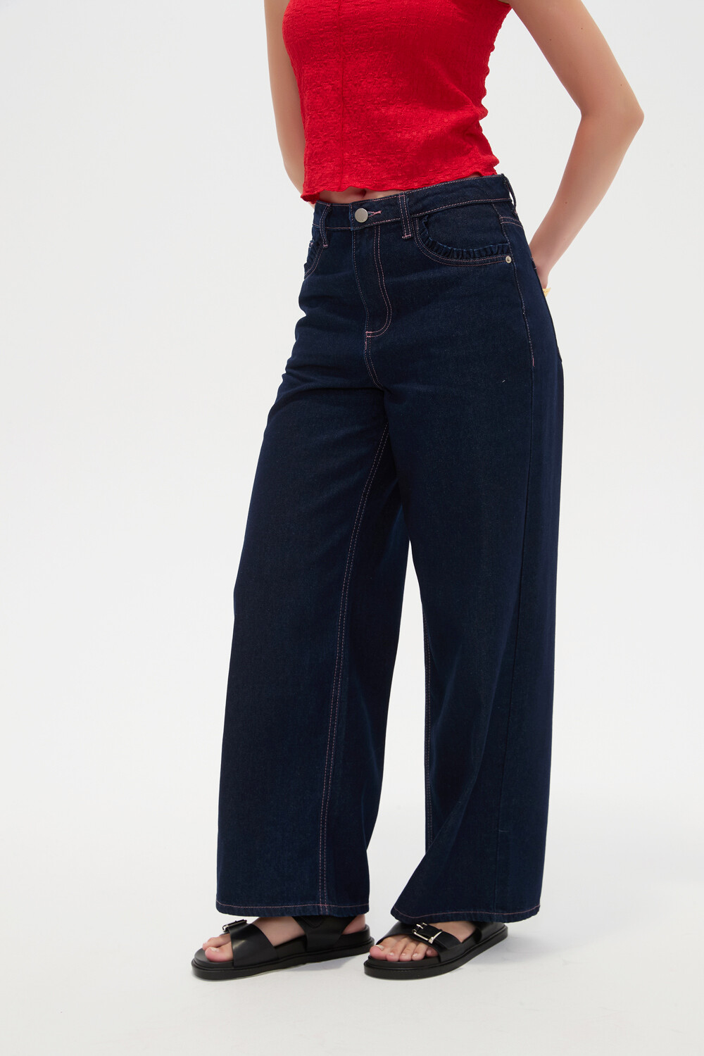 Pantalon Aubrey Azul Indigo