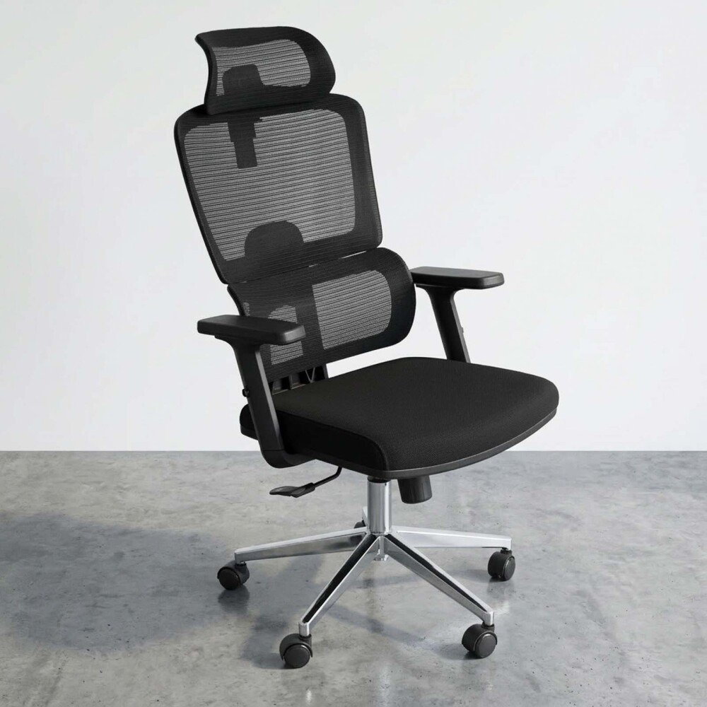 SILLA DE OFICINA MALLA NEGRO AERIS