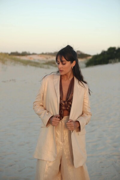 BLAZER CIPRA LUREX Beige