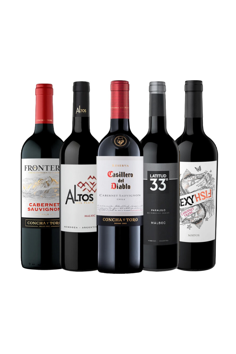 Pack Bacán Momento Pausa x5 vinos Modo Off 