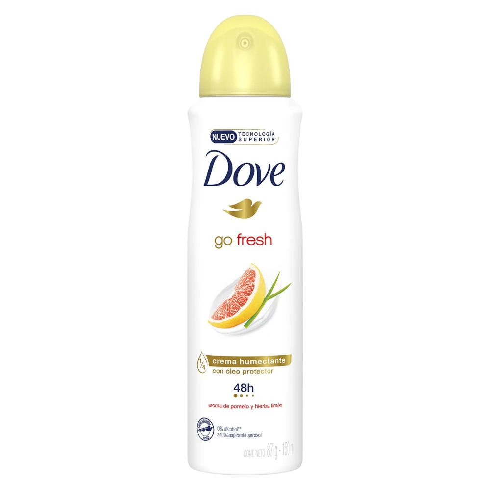 DOVE DEO AEROSOL AP POMELO FR. X 150 ML.
