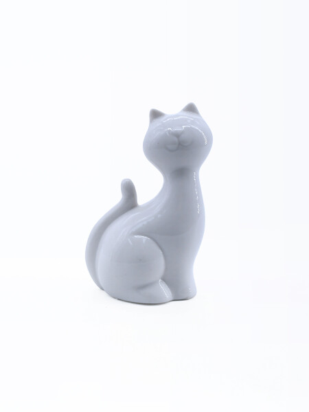 ESCULTURA GATITO BLANCO