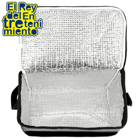 Bolso Conservadora Lunchera Escolar Térmica Aislante Gris