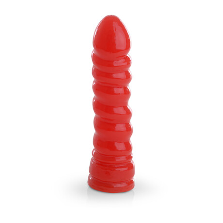 Consolador Tornado Macizo Rojo