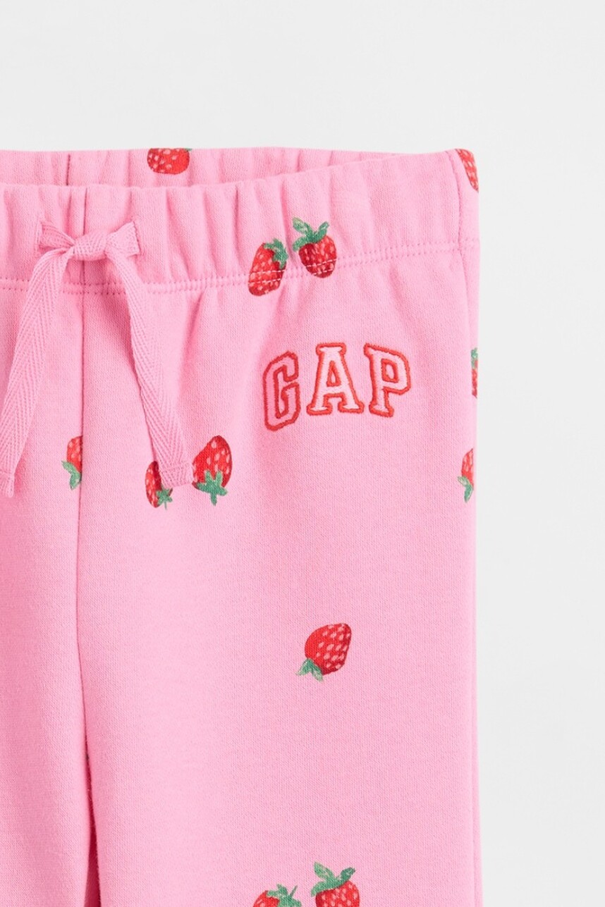Pantalón Deportivo Logo Gap Toddler Niña Parisian Pink