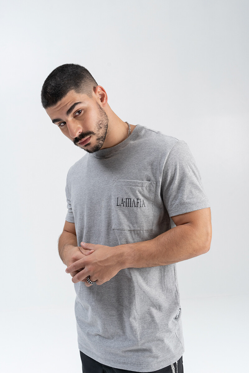 T-SHIRT GRIS 