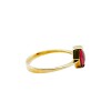 Anillo Solitario-Oro Bajo-Piedra Rubi-AN8136 conpiedra