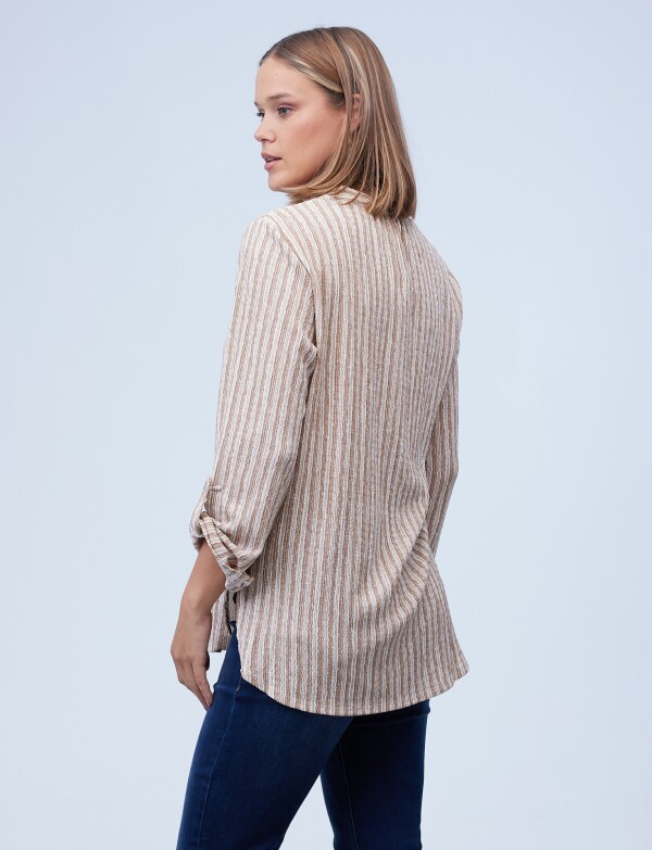 Blusa Casual BEIGE/MULTI