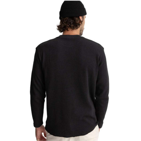 Buzo Rhythm Classic Waffle Negro
