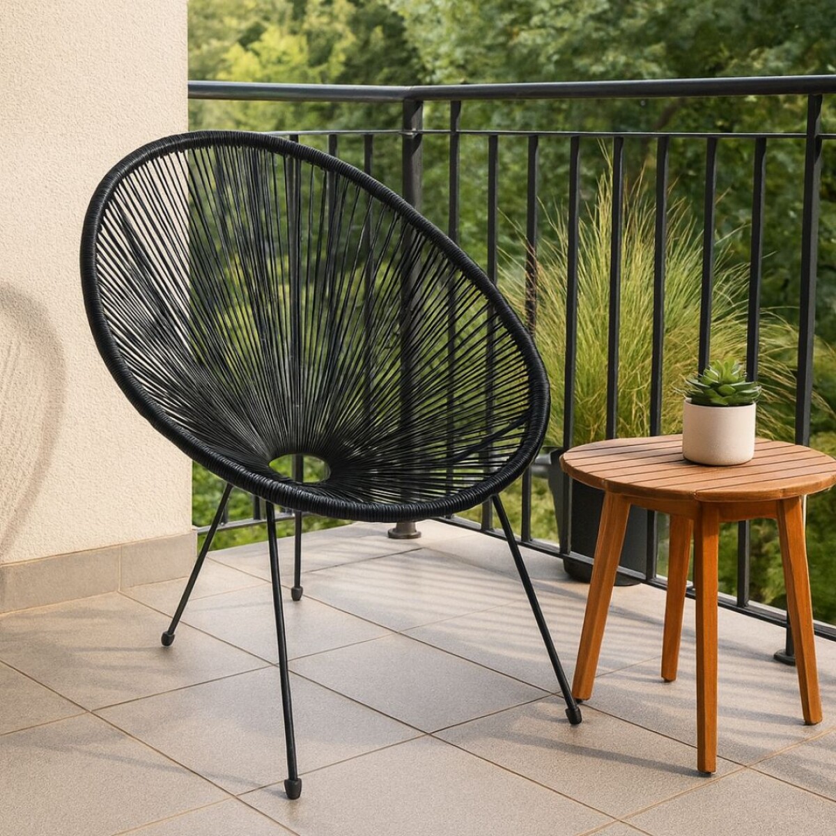 SILLA SILLON MOR ACAPULPO SIMIL RATTAN 