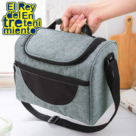 Bolso Conservadora Lunchera Escolar Térmica Aislante Azul