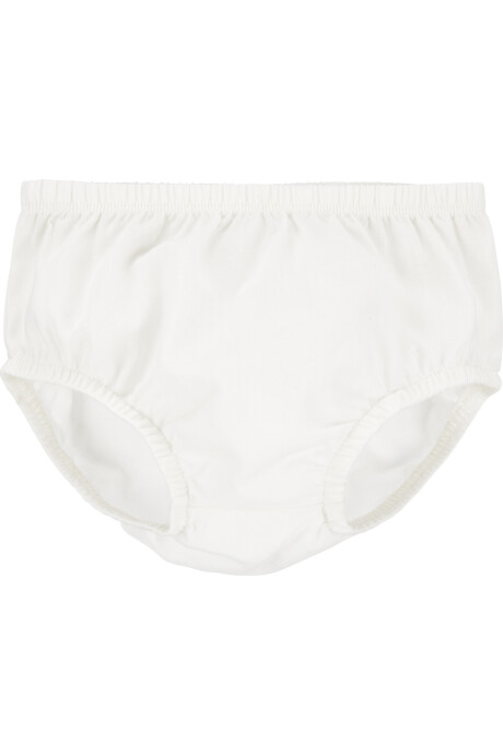 Vestido de chambray, con bordado floral. Talles 6-24M Sin color